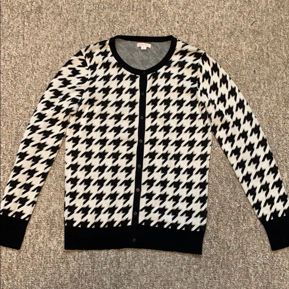 Houndstooth Merida Cardigan Sweater